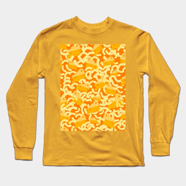 MAC And Cheese - Macaroni And Cheese Art Long Sleeve T-Shirt by SartorisArt1